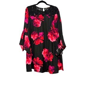 Whimsigoth Fairy Grunge Shift Dress Women's Size‎ M Cottagecore Romantic Flowy